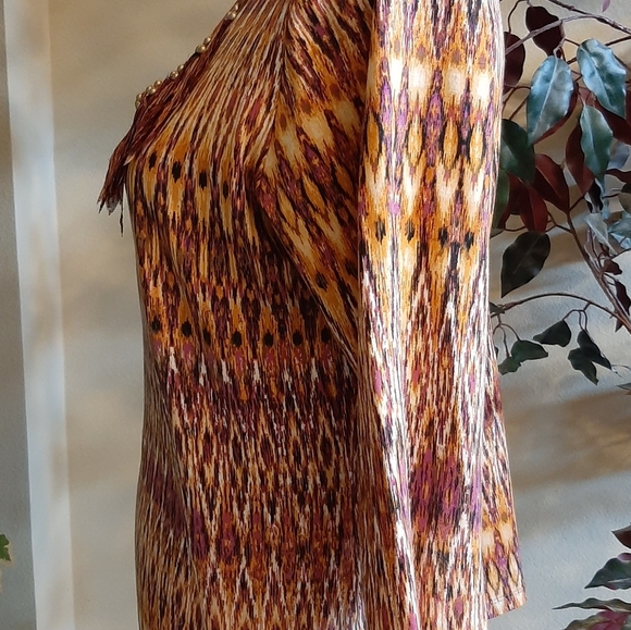 Ruby Rd. Ladies Top, Size:Small, Purple, Orange, Pink. - Picture 4 of 6